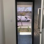 Installed security door with see through Star Door Van