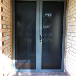 Vision-Gard one way mash security door double door