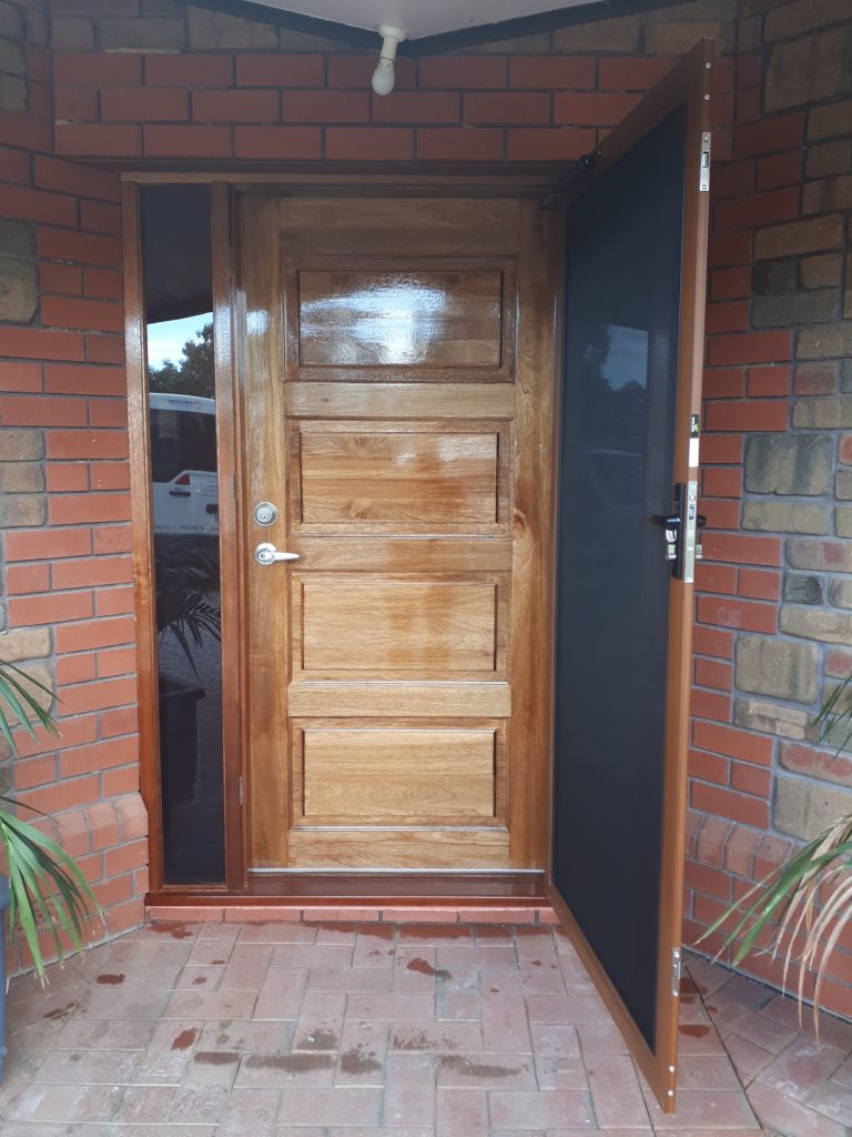 After Open - Door replace with wooden invisi-gard